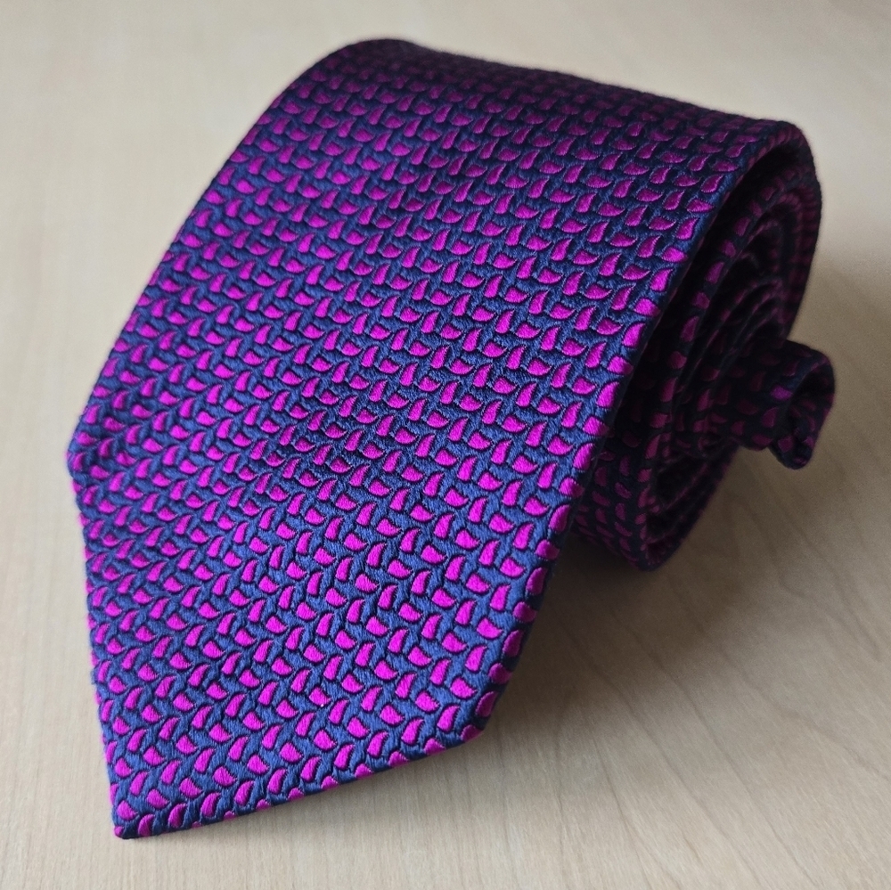 Brooks Brothers Purple and Blue Patterned Tie